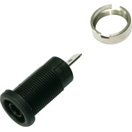 Electro PJP Black Female Banana Socket, Plug In Termination, 36A, 600 → 1000V