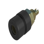 Hirschmann Test & Measurement Green Female Banana Connector, 4 mm Connector, M6 Thread, Solder Termination, 32A, 60V