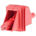 RS PRO Crocodile Clip 4 mm Connection, 10A, Red