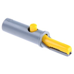 Hirschmann Test & Measurement Crocodile Clip, Brass Contact, 6A, Yellow