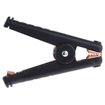 Mueller Electric Crocodile Clip, Copper Contact, 300A, Black