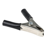 Mueller Electric Crocodile Clip, Copper Contact, 20A, Black
