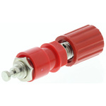 Schutzinger 36A, Red Binding Post With Brass Contacts and Nickel Plated