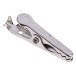Mueller Electric Crocodile Clip, Nickel-Plated Steel, Steel Contact, 5A