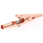 Mueller Electric Crocodile Clip 4 mm Connection, Copper Contact, 10A