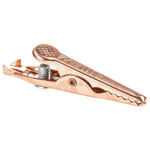 Mueller Electric Crocodile Clip, Copper Contact, 10A