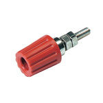Hirschmann Test & Measurement 35A, Red Binding Post With Brass Contacts and Nickel Plated