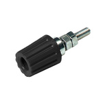 Hirschmann Test & Measurement 35A, Black Binding Post With Brass Contacts and Nickel Plated
