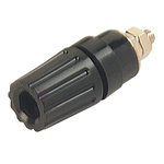 Hirschmann Test & Measurement 35A, Black Binding Post With Brass Contacts and Nickel Plated