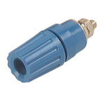 Hirschmann Test & Measurement 35A, Blue Binding Post With Brass Contacts and Nickel Plated