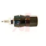 Mueller Electric 15A, Black Binding Post With Brass Contacts and Nickel Plated