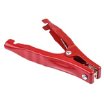 Mueller Electric Crocodile Clip, Copper Contact, 200A, Red