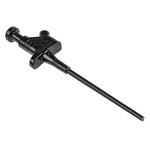 Hirschmann Test & Measurement Black Grabber Clip with Pincers, 5A, 60V dc, 4mm Socket