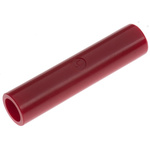 Hirschmann Red, Female Test Connector Adapter With Brass contacts and Nickel Plated - Socket Size: 4mm