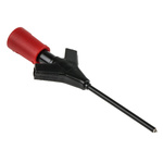 Hirschmann Test & Measurement Red Grabber Clip with Pincers, 2A, 60V dc, 2mm Socket