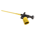 Hirschmann Test & Measurement Black Grabber Clip with Pincers, 1A, 60V dc, 4mm Socket
