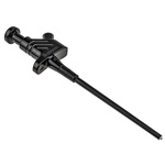 Hirschmann Test & Measurement Black Grabber Clip with Pincers, 4A, 60V dc, 4mm Socket