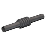 Staubli Black, Female Banana Coupler With Brass contacts and Nickel Plated - Socket Size: 4mm