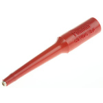 Fluke Red, Female Test Connector Adapter With Brass, Copper contacts and Gold, Nickel Plated
