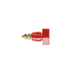 Schutzinger 4mm Red Terminal Post, 1kV, 63A, M6 x 0.75 Thread
