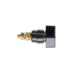 Schutzinger 4mm Black Terminal Post, 1kV, 63A, M6 x 0.75 Thread