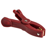 Mueller Electric Red Kelvin Clip, 50A, 25mm Jaw Opening