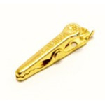Mueller Electric Crocodile Clip, Gold Plated Steel Contact, 5A