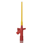 Hirschmann Test & Measurement Red Grabber Clip with Pincers, 4A, 1kV, 4mm Socket