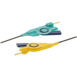 Sefram Blue, Yellow Grabber Clip, 0.8 → 13mm Tip Size