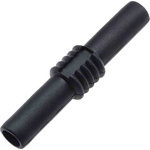 RS PRO Black, Female Banana Coupler With Brass contacts and Nickel Plated