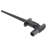 Staubli Black Grabber Clip with Pincers, 1A, 300V, 2mm Socket