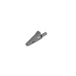 Hirschmann Test & Measurement Alligator Clip 2 mm Connection, Stainless Steel Contact, 6A, Grey