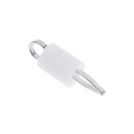 RS PRO 1mm White Terminal Post