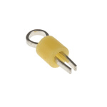 RS PRO 1.32mm Yellow Terminal Post