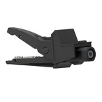Electro PJP Alligator Clip, Nickel-Plated Steel Contact, 20A, Black
