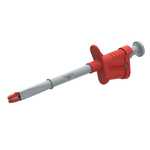 Electro PJP Alligator Clip, Nickel-Plated Steel Contact, 20A, Red