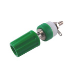 RS PRO 2mm Green Terminal Post, 60V dc, 15A, 4BA Thread