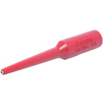 Fluke Red, Female Test Connector Adapter With Brass, Copper contacts and Gold, Nickel Plated