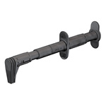 Staubli Black Grabber Clip with Right Angle Jaws, 5A, 4mm Socket