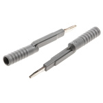 Phoenix Contact Grey, Male Test Connector Adapter With Copper contacts