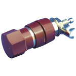 Sato Parts Red Terminal Post, 125V, 30A, M5 x 0.8 Thread