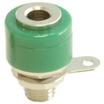 Sato Parts Green Terminal Post, 30V, 3A, M6 x 0.75 Thread