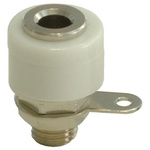 Sato Parts White Terminal Post, 30V, 3A, M6 x 0.75 Thread