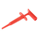 Mueller Electric Red Hook Clip, 15A, 1kV, 4mm Socket