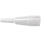 Mueller Electric, White PVC Insulator Boot For Test Clip