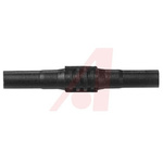 Mueller Electric Black, Female Banana Coupler With Brass contacts and Nickel Plated
