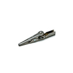 Mueller Electric Crocodile Clip 4 mm Connection, Nickel-Plated Steel Contact, 10A