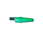 Mueller Electric Crocodile Clip 4 mm Connection, Nickel-Plated Steel Contact, 10A, Green