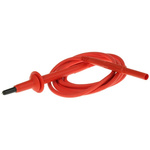 Staubli Test lead, 10A, 5kV, Red