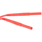 Staubli Test lead, 10A, 1kV, Red, 1.5m Lead Length